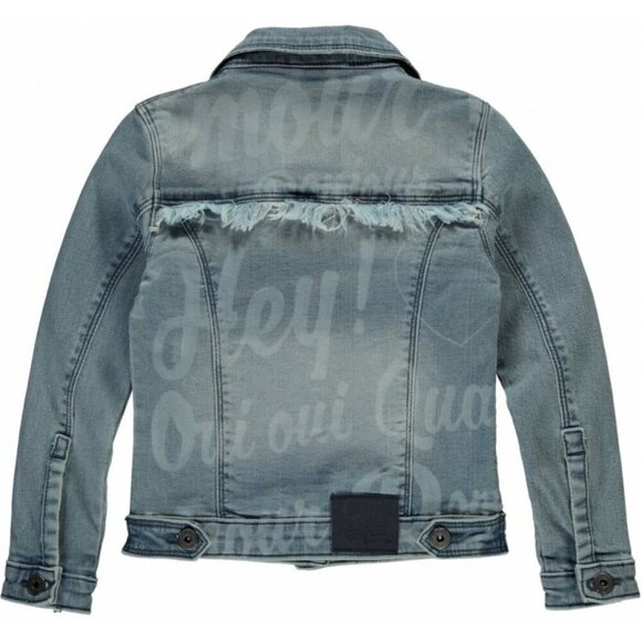 NWT Quapi jeans jacket with crests size 4 - Picture 3 of 3